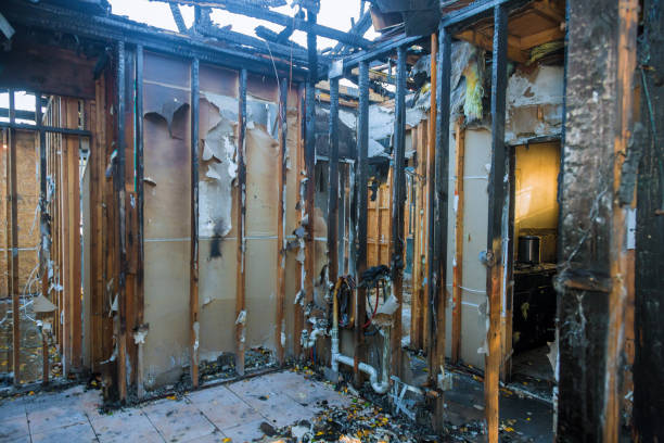 Professional Smoke Damage Restoration technician working in Hamilton, VA